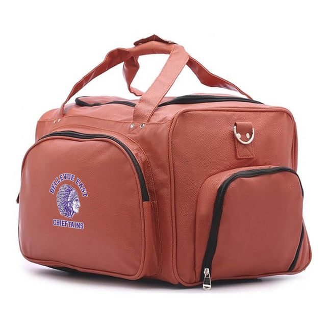 Bellevue East Chieftains Basketball Duffel Bag - Authentic Series