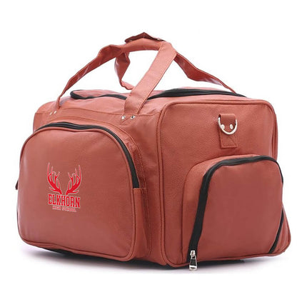Elkhorn High School Antlers Basketball Duffel Bag - Authentic Series