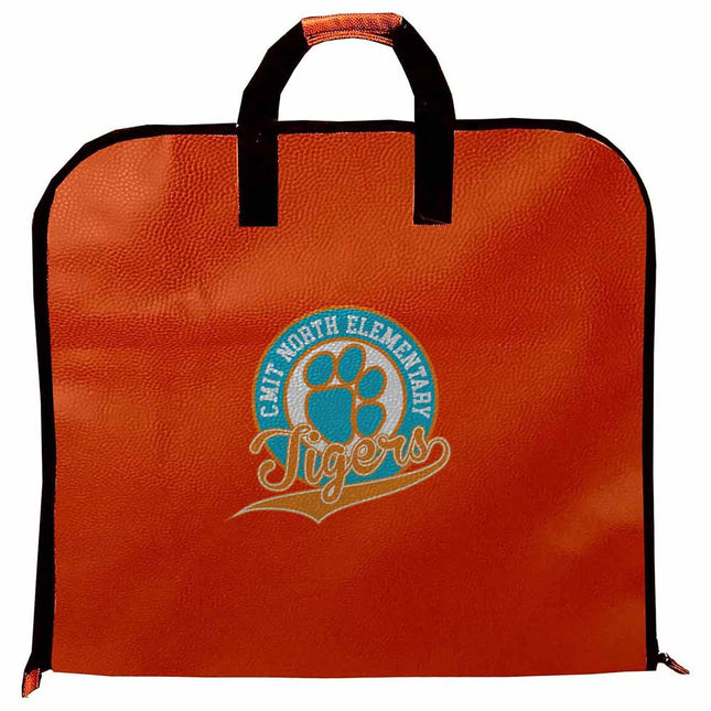 CMIT North Elementary School Tigers Basketball Garment Bag - Authentic Series