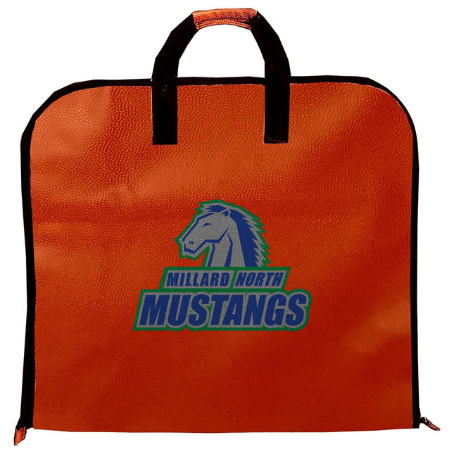 Millard North Mustangs Basketball Garment Bag - Authentic Series