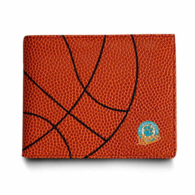 CMIT North Elementary School Tigers Basketball Men's Wallet - Authentic Series