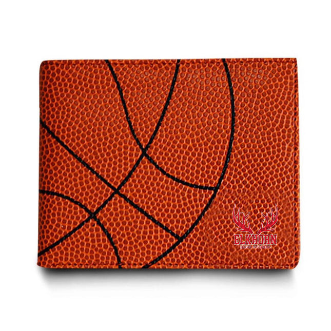 Elkhorn High School Antlers Basketball Men's Wallet - Authentic Series