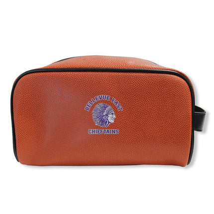 Bellevue East Chieftains Basketball Toiletry and Cosmetics Bag - Authentic Series