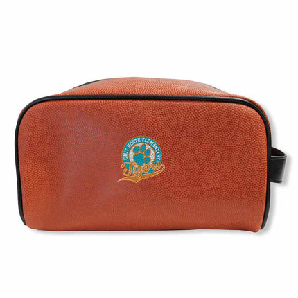 CMIT North Elementary School Tigers Basketball Toiletry and Cosmetics Bag - Authentic Series