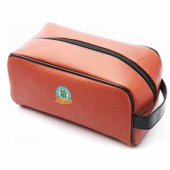 CMIT North Elementary School Tigers Basketball Toiletry and Cosmetics Bag - Authentic Series