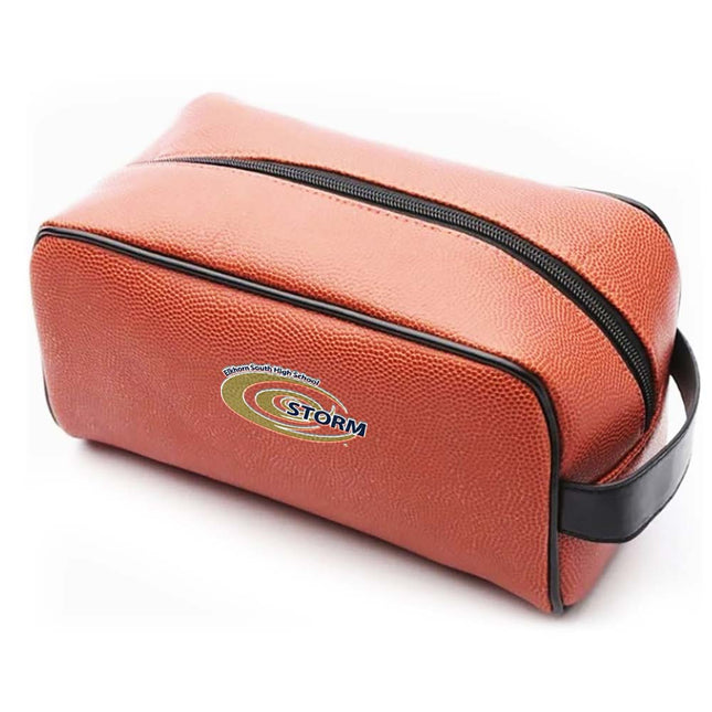 Elkhorn South Storm Basketball Toiletry and Cosmetics Bag - Authentic Series