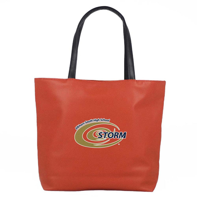 Elkhorn South Storm Basketball Tote Handbag - Authentic Series