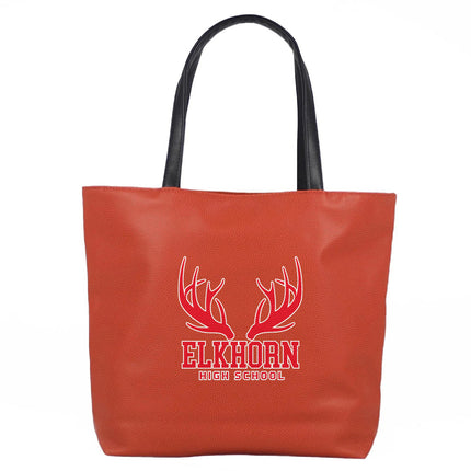 Elkhorn High School Antlers Basketball Tote Handbag - Authentic Series