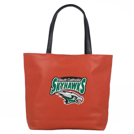 Skutt Catholic SkyHawks Basketball Tote Handbag - Authentic Series