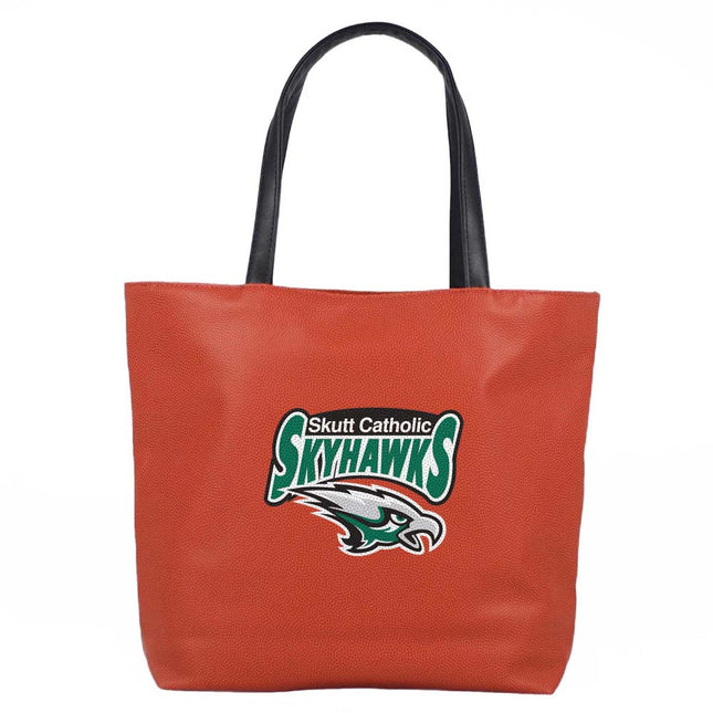 Skutt Catholic SkyHawks Basketball Tote Handbag - Authentic Series