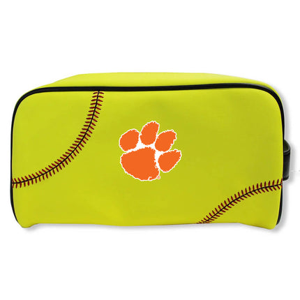 Clemson Tigers Softball Toiletry and Cosmetics Bag - Authentic Series