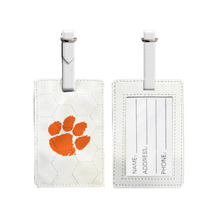 Clemson Tigers Soccer Luggage Tag - Authentic Series