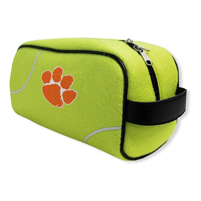 Clemson Tigers Tennis Toiletry and Cosmetics Bag - Authentic Series