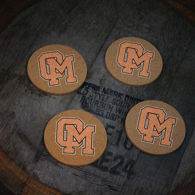 Oakland Mills Scorpions Cork Coasters
