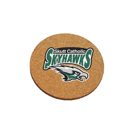 Skutt Catholic SkyHawks Cork Coasters