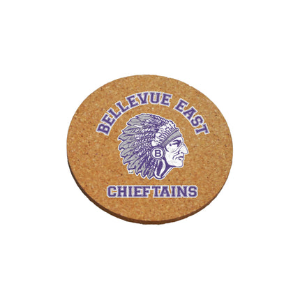 Bellevue East Chieftains Cork Coasters