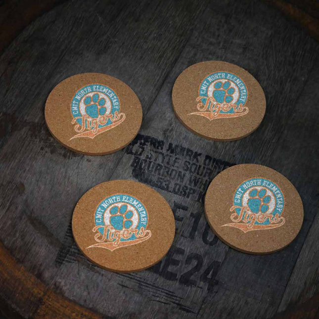 CMIT North Elementary School Tigers Cork Coasters