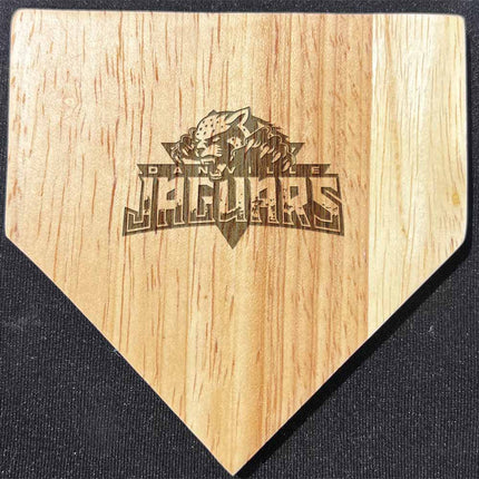 Danville Area Community College Jaguars Baseball Home Plate Coasters “Laser Etched”