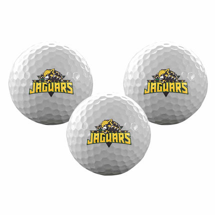 Danville Area Community College Jaguars Golf Sleeve of 3 Golf Balls - Authentic Series