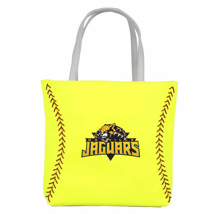 Danville Area Community College Jaguars Softball Tote Handbag - Authentic Series