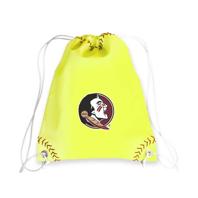 Florida State Seminoles Softball Drawstring Bag - Authentic Series