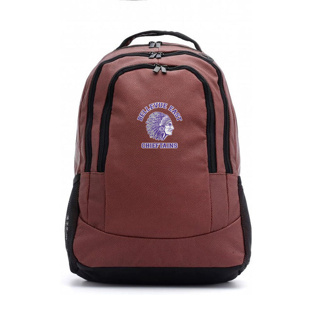 Bellevue East Chieftains Football Backpack - Authentic Series