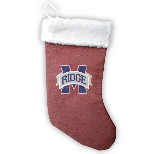 Marriotts Ridge Mustangs Football Christmas Stocking - Authentic Series
