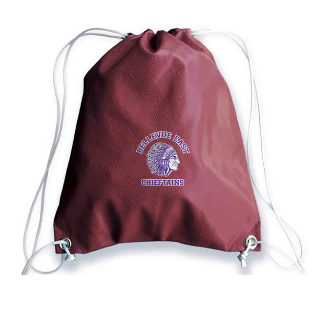 Bellevue East Chieftains Football Drawstring Bag - Authentic Series