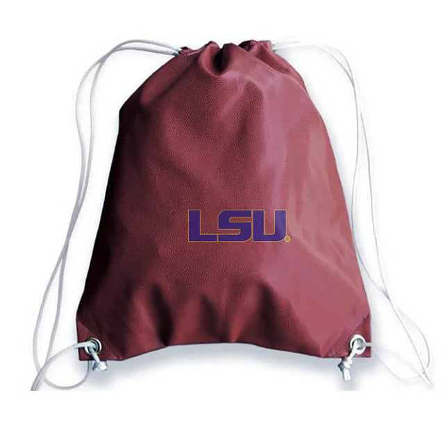 LSU Tigers Football Drawstring Bag - Authentic Series