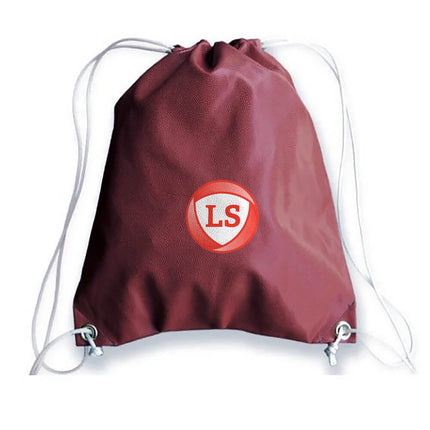 La Salle Insurance Football Drawstring Bag - Authentic Series