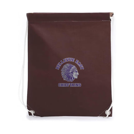 Bellevue East Chieftains Football Drawstring Bag - Authentic Series