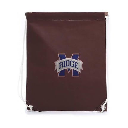 Marriotts Ridge Mustangs Football Drawstring Bag - Authentic Series