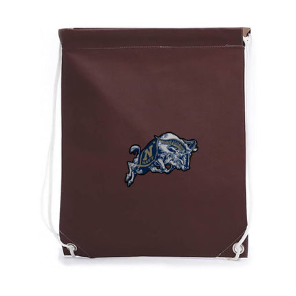 Navy Midshipmen Football Drawstring Bag - Authentic Series