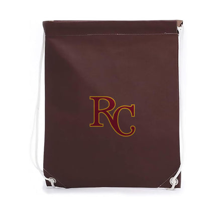 Roncalli Crimson Pride Football Drawstring Bag - Authentic Series