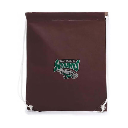 Skutt Catholic SkyHawks Football Drawstring Bag - Authentic Series