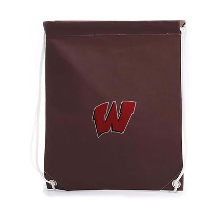 Westside High School Warriors Football Drawstring Bag - Authentic Series
