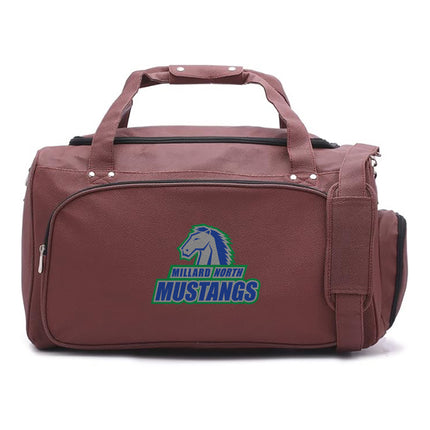 Millard North Mustangs Football Duffel Bag - Authentic Series