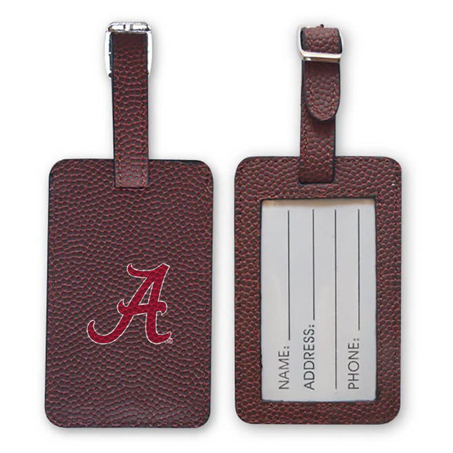 Alabama Crimson Tide Football Luggage Tag - Authentic Series