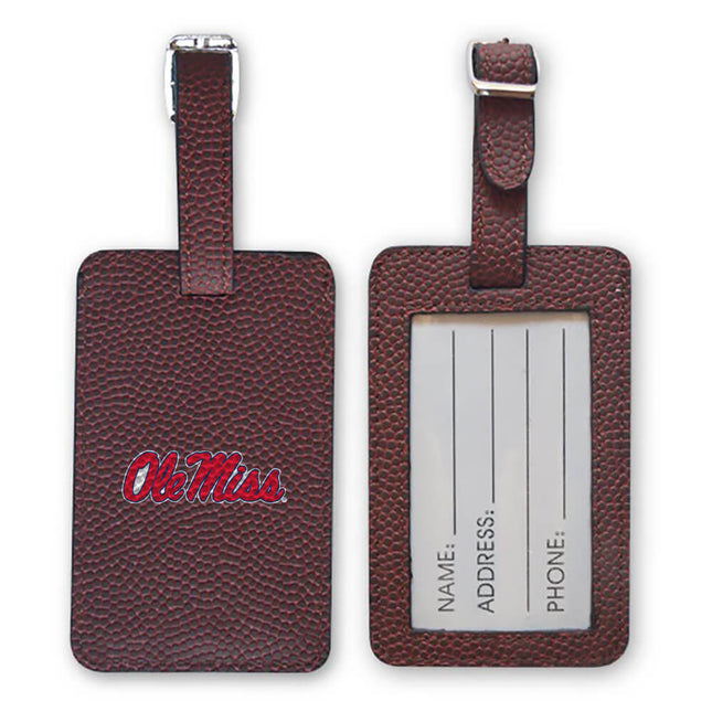 Ole Miss Rebels Football Luggage Tag - Authentic Series