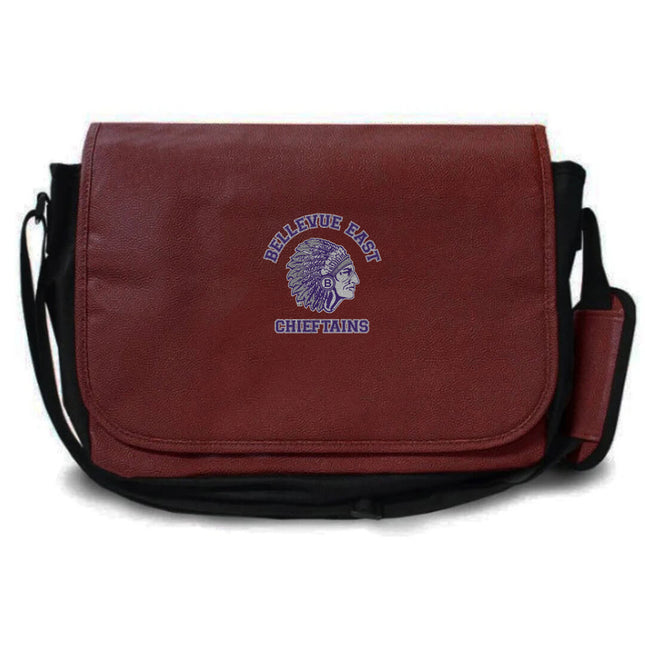 Bellevue East Chieftains Football Messenger Bag - Authentic Series