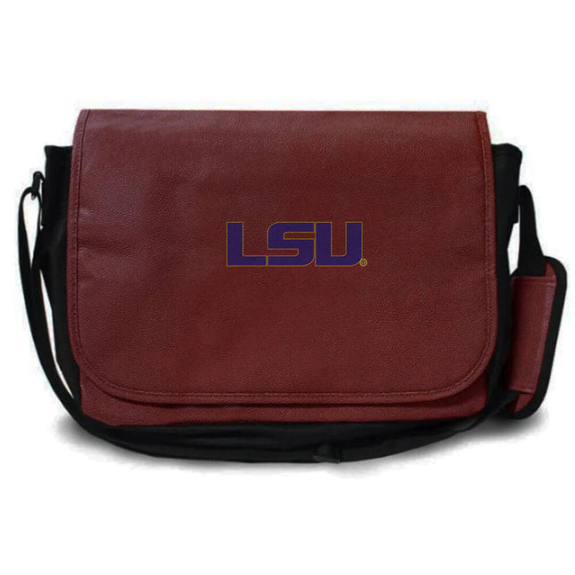 LSU Tigers Football Messenger Bag - Authentic Series