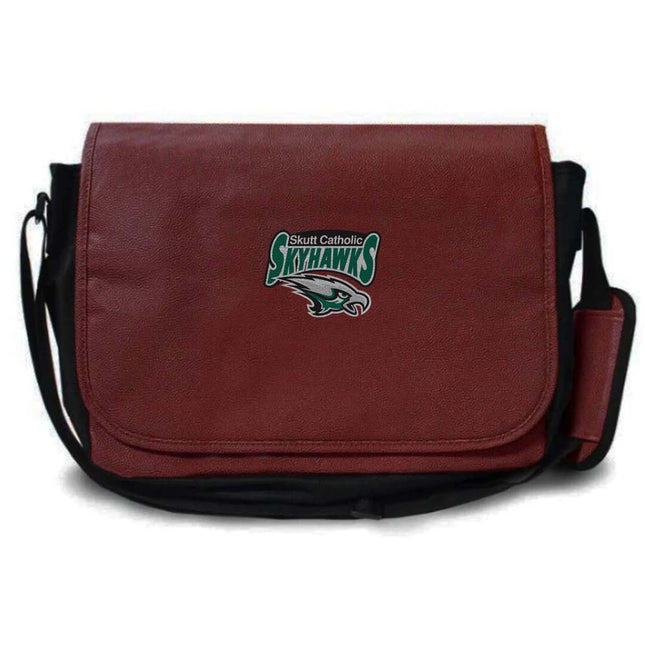 Skutt Catholic SkyHawks Football Messenger Bag - Authentic Series