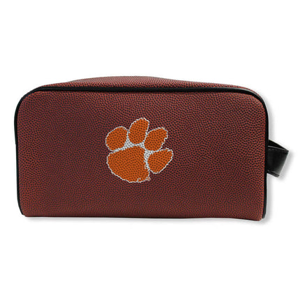 Clemson Tigers Football Toiletry and Cosmetics Bag - Authentic Series