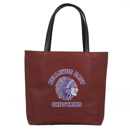 Bellevue East Chieftains Football Tote Handbag - Authentic Series
