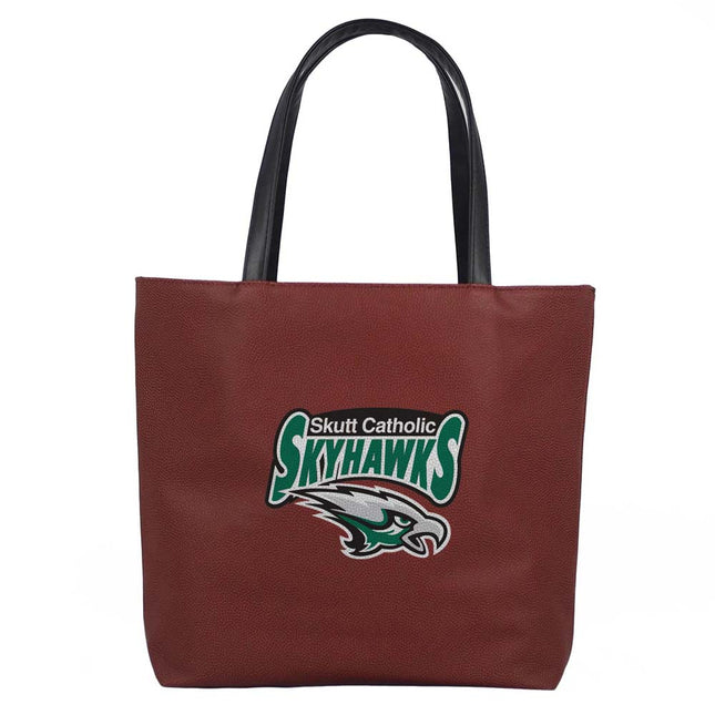 Skutt Catholic SkyHawks Football Tote Handbag - Authentic Series
