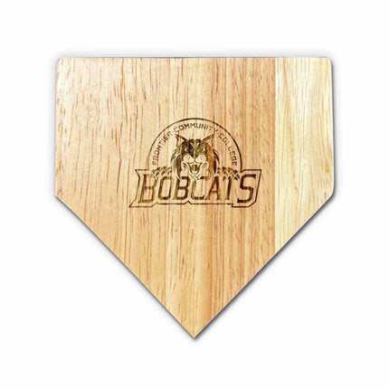 Frontier Community College Bobcats Baseball Home Plate Coasters “Laser Etched”