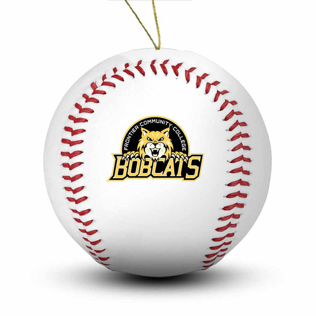 Frontier Community College Bobcats Baseball Ornament - Authentic Series