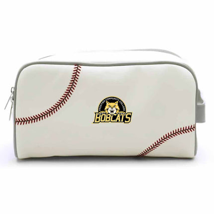Frontier Community College Bobcats Baseball Toiletry and Cosmetics Bag - Authentic Series