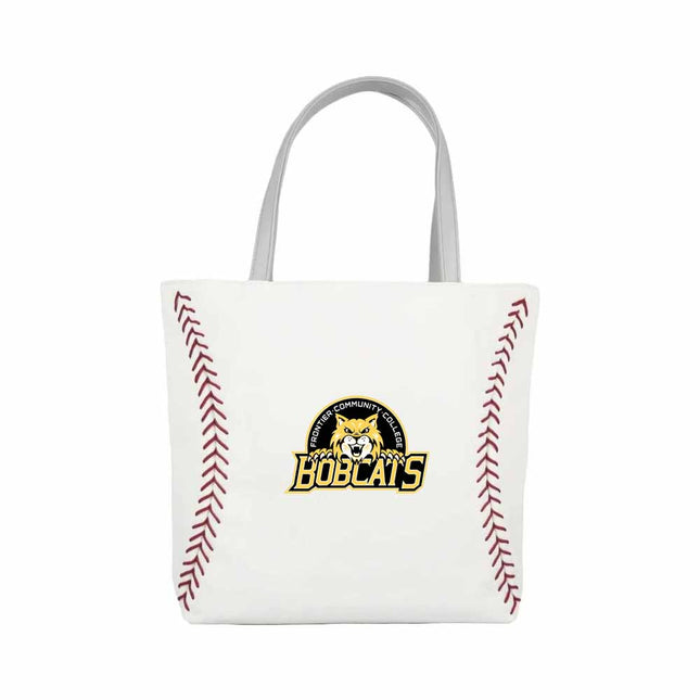 Frontier Community College Bobcats Baseball Tote Handbag - Authentic Series