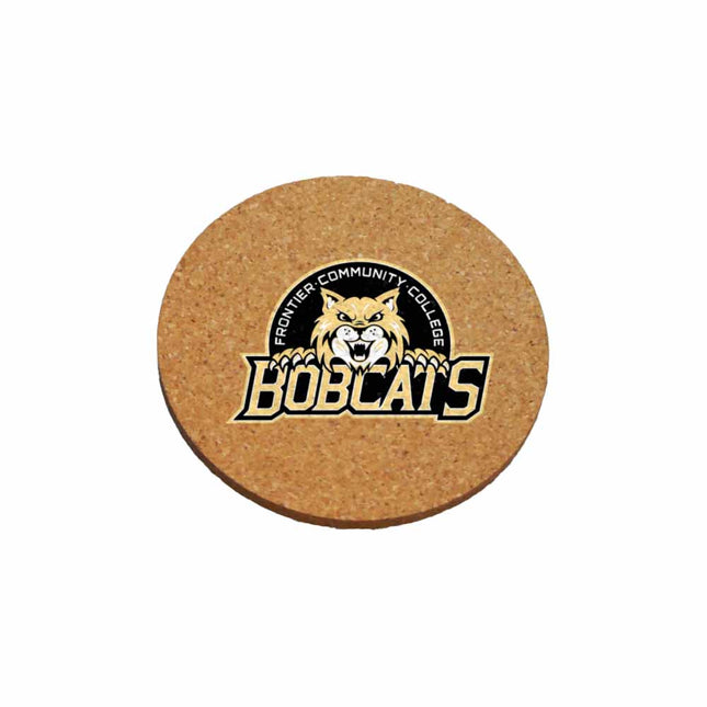 Frontier Community College Bobcats Cork Coasters
